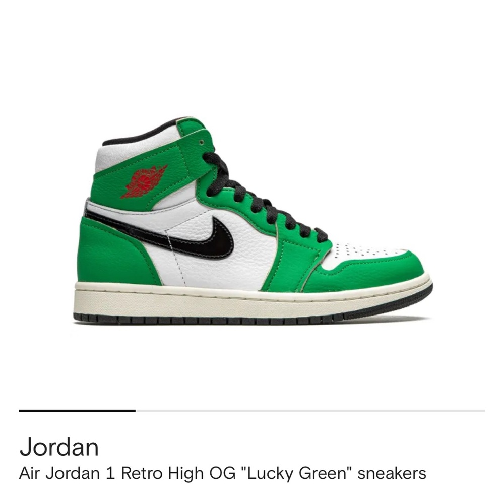 Air Jordan 1 Retro High OG Lucky Green sneakers